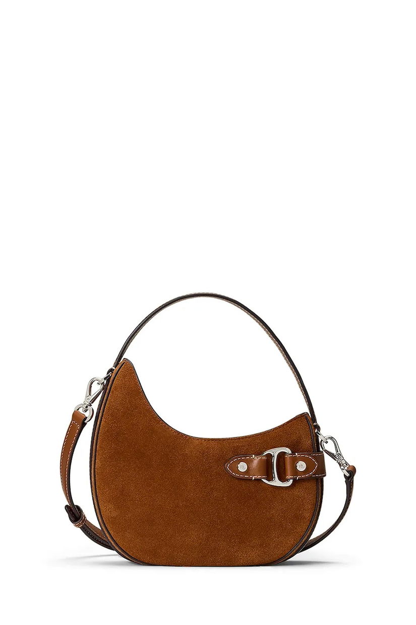 Lauren Ralph Lauren geantă de mână din piele întoarsă