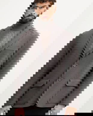 Armani Exchange jachetă cu lână