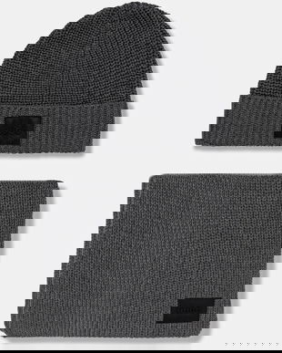 HUGO căciulă și fular din amestec de lână Zago Set