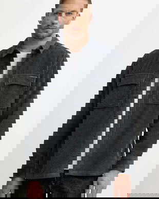 Calvin Klein Jeans cămașă din velur