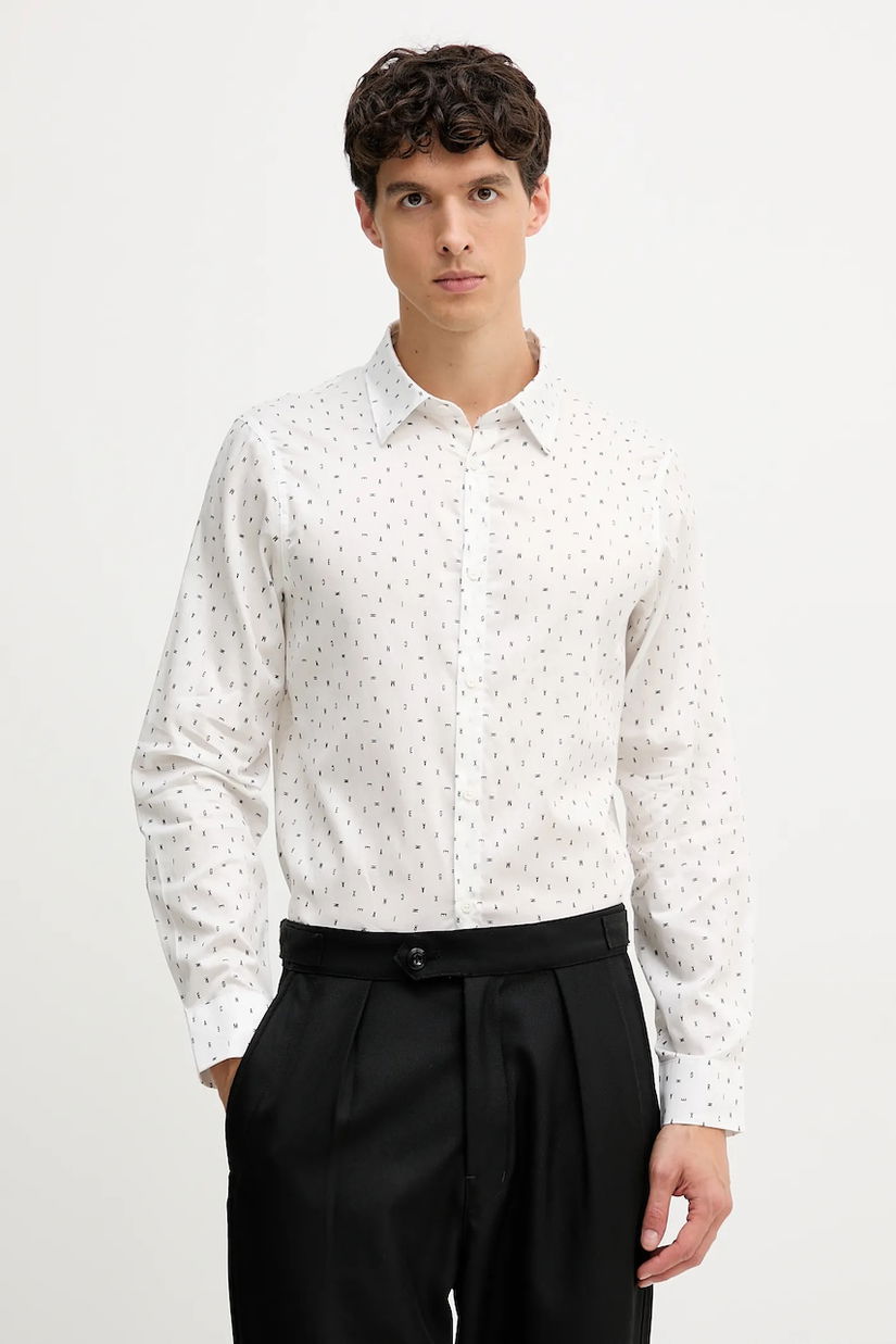 Armani Exchange cămașă din bumbac