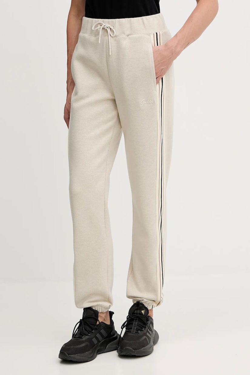 Guess pantaloni de trening cu amestec de lână MURIEL