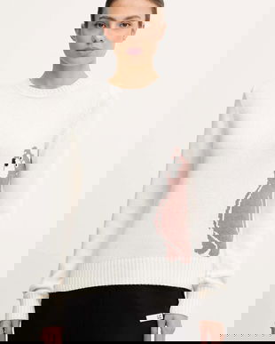 EA7 Emporio Armani pulover din amestec de lână