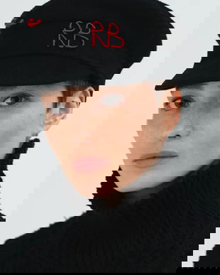 Ruslan Baginskiy beretă de lână Safety-pin Baker Boy Cap