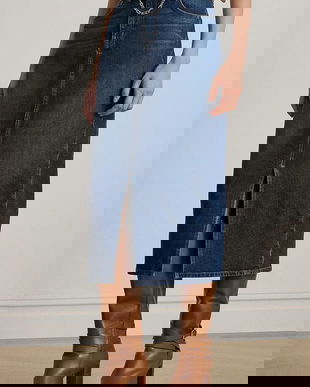 Lauren Ralph Lauren fustă jeans