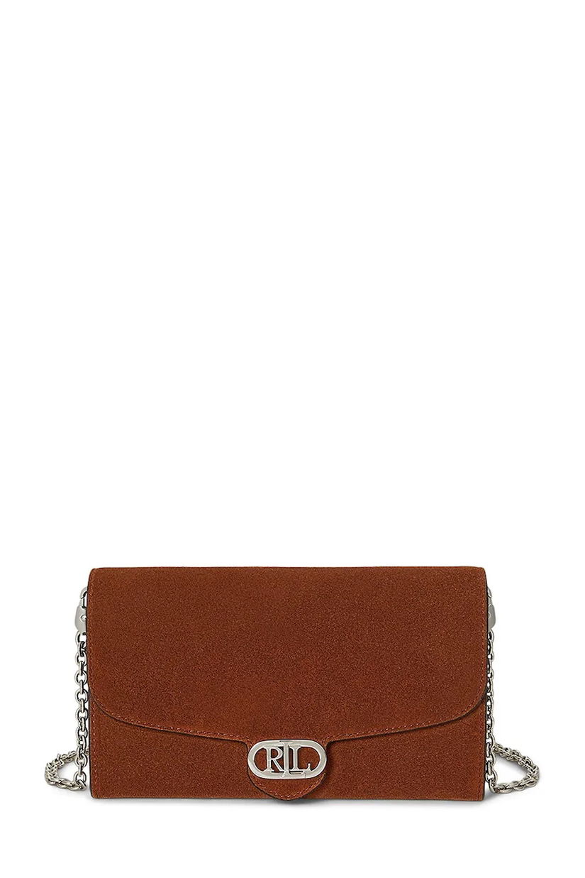 Lauren Ralph Lauren geantă de mână din piele întoarsă