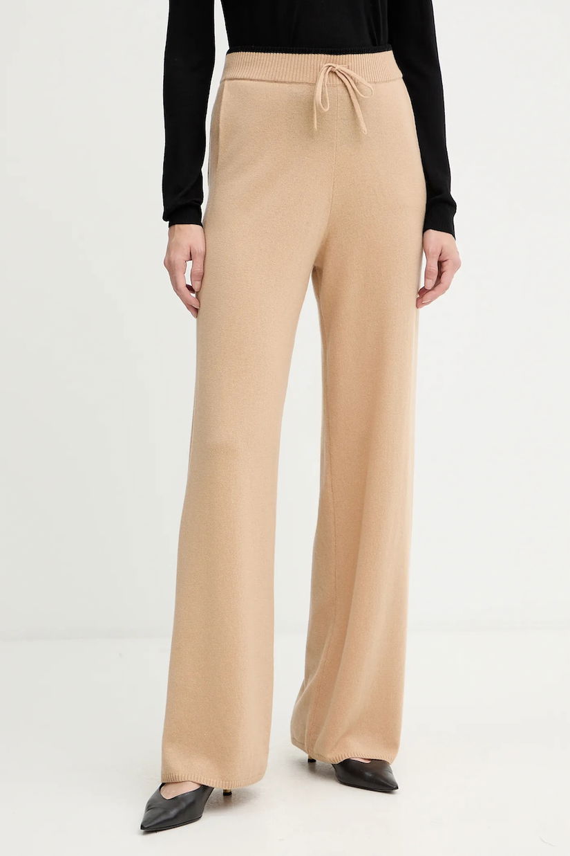 Pinko pantaloni de trening din amestec de lână