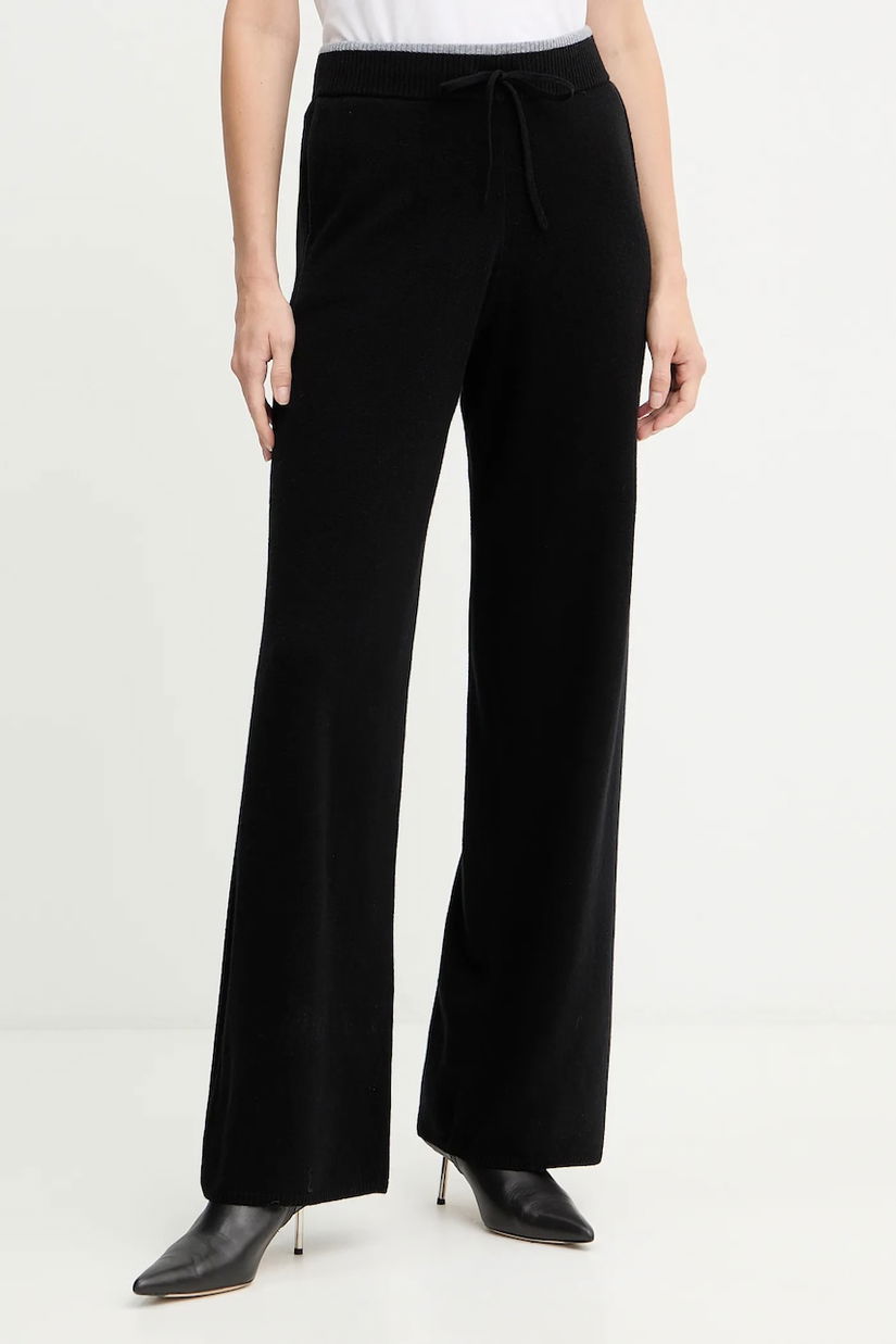 Pinko pantaloni de trening din amestec de lână