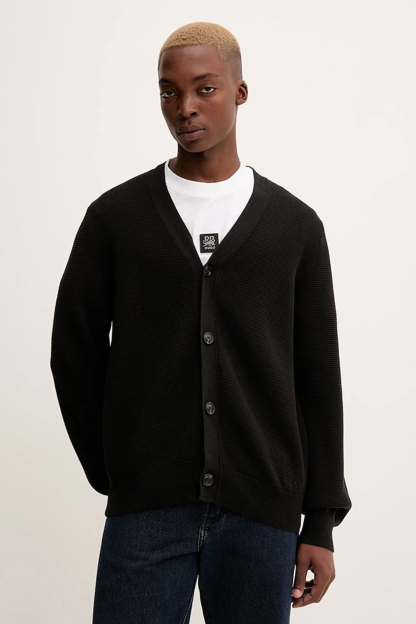 HUGO cardigan din bumbac San Jared-C