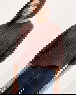 Guess Jeans pulover din amestec de lână