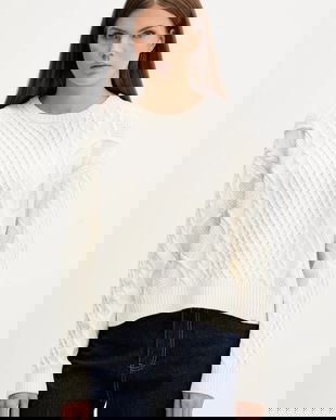 Guess Jeans pulover din amestec de lână