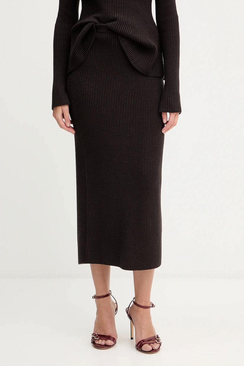 Twinset fustă cu lână