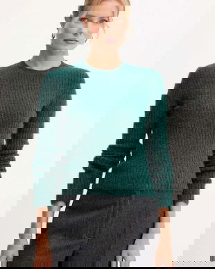 Patrizia Pepe pulover din amestec de lână și alpaca