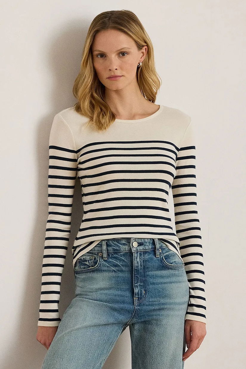 Lauren Ralph Lauren bluză din bumbac