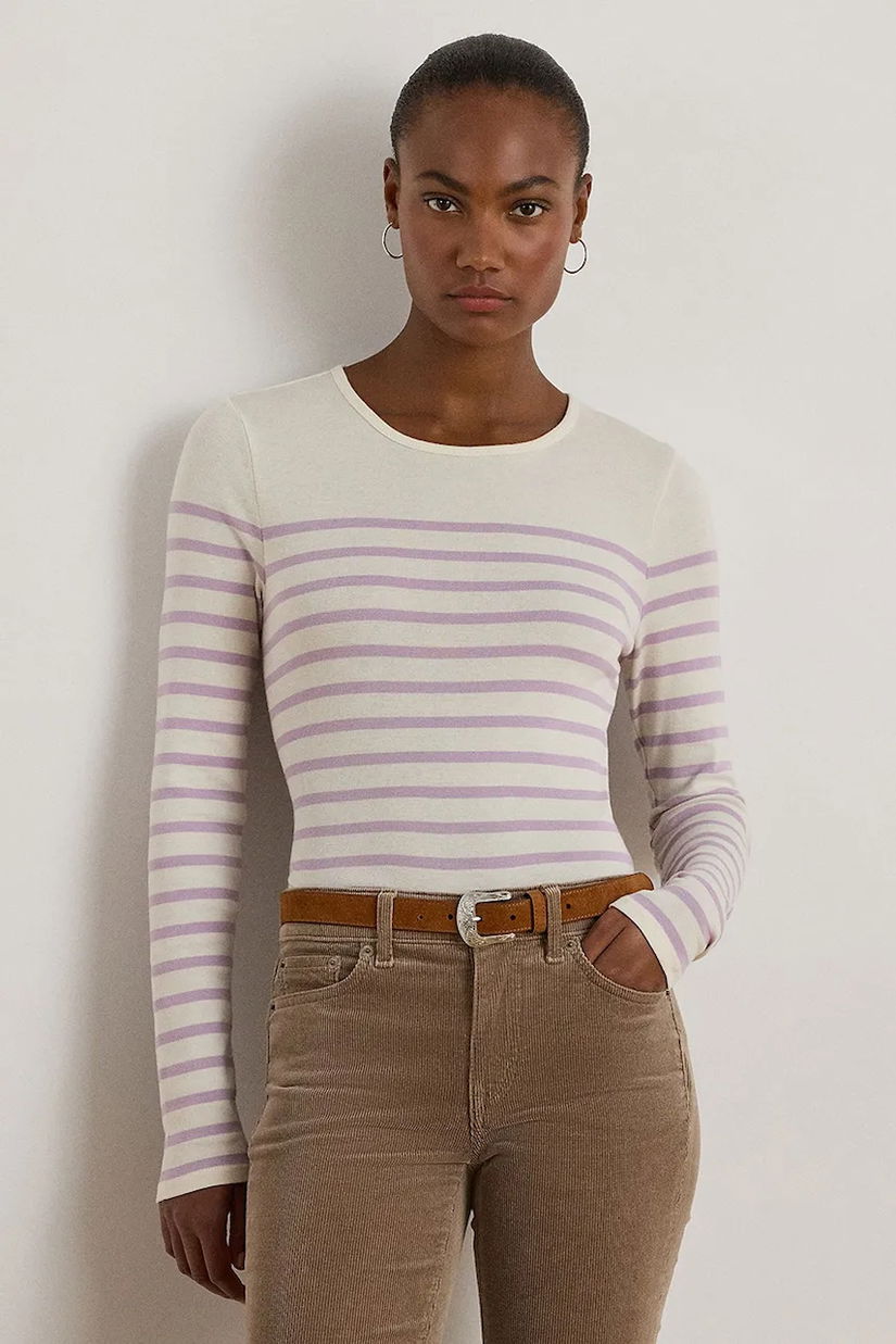 Lauren Ralph Lauren bluză din bumbac