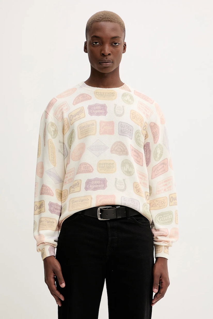 Guess Originals pulover de bumbac