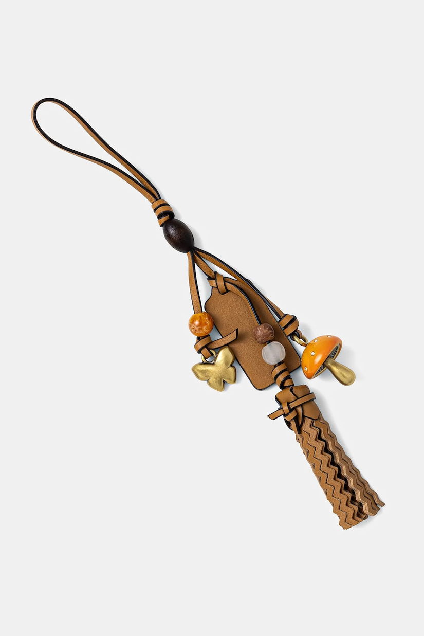 Coach breloc de piele Heritage