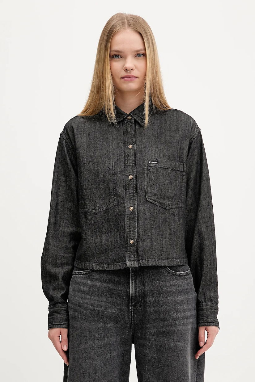 Guess Jeans cămașă din bumbac