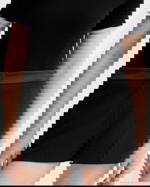 Twinset pantaloni scurți din lână