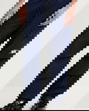 HUGO Blue pantaloni de bumbac Gadic242W