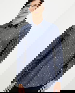 Armani Exchange cămașă din bumbac