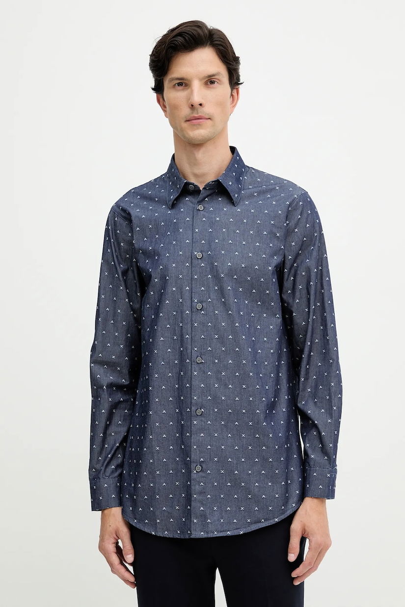 Armani Exchange cămașă din bumbac