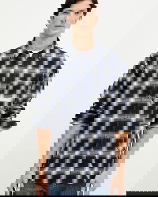 Armani Exchange cămașă din bumbac