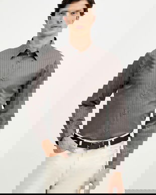 Armani Exchange cămașă din bumbac