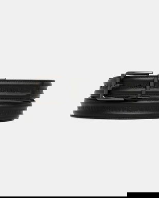 Armani Exchange curea de piele cu două fețe