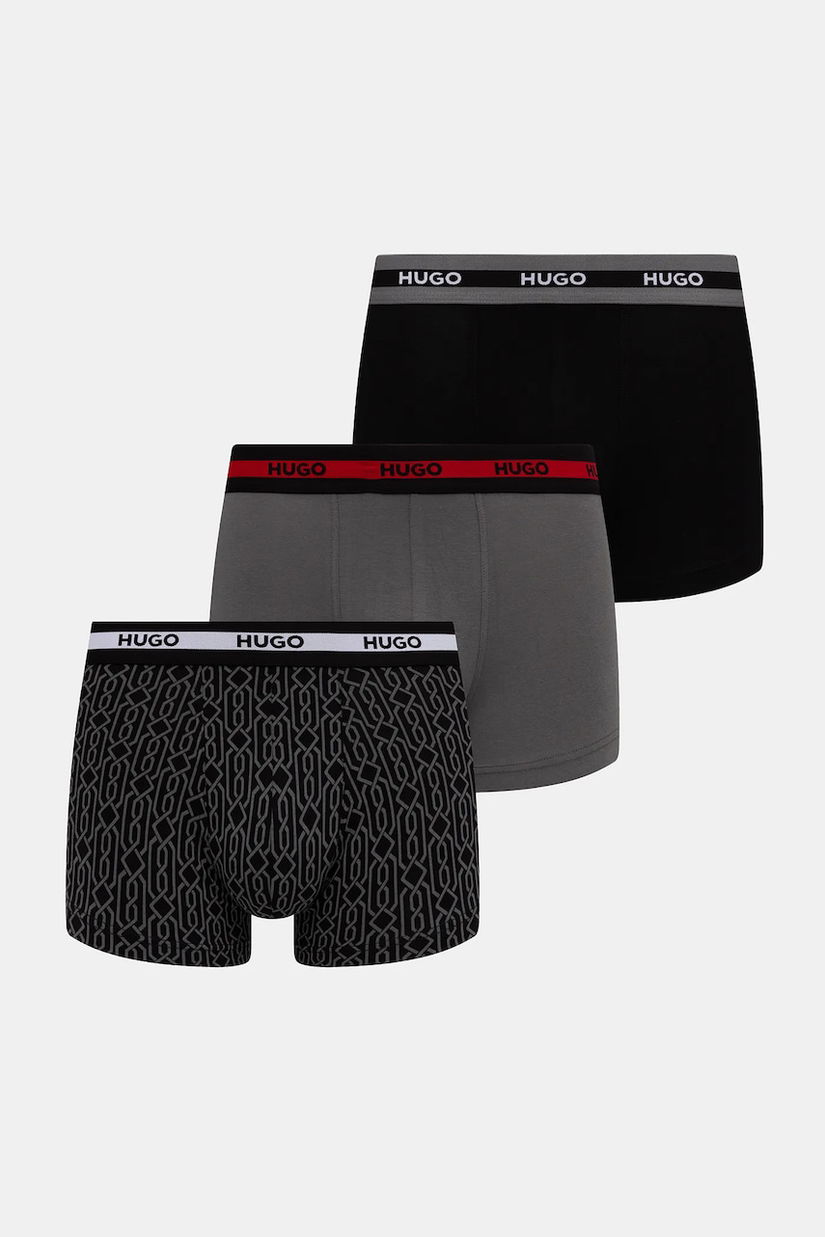 HUGO boxeri 3-pack TRUNK TR PLANET DES
