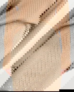 Twinset fustă din amestec de lână