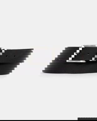 Armani Exchange curea de piele cu două fețe