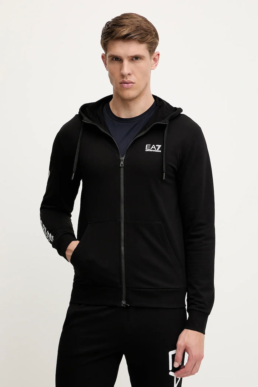 EA7 Emporio Armani hanorac de bumbac
