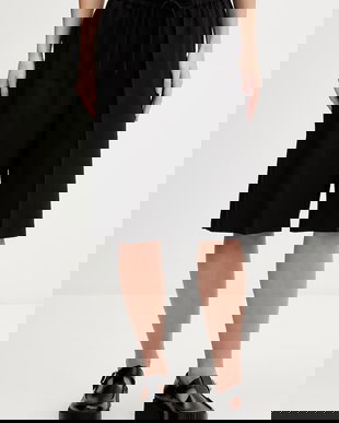 Karl Lagerfeld Jeans pantaloni scurți din amestec de in