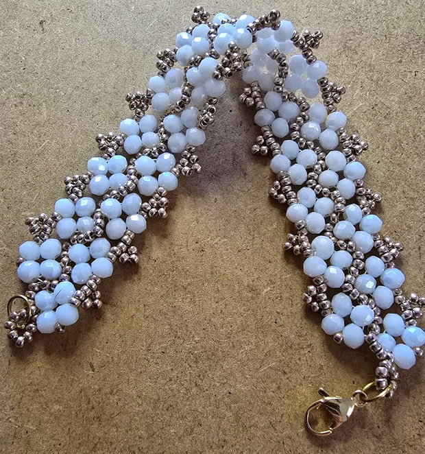 Brățară handmade Lumină de Porțelan