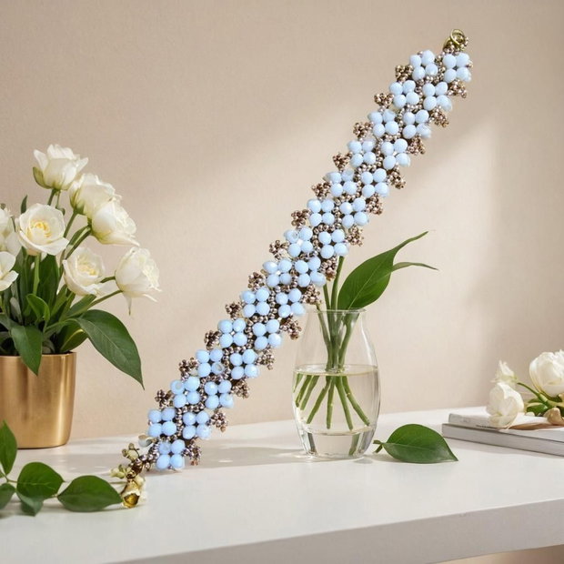 Brățară handmade Lumină de Porțelan