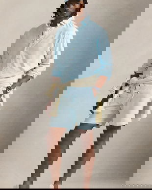 Polo Ralph Lauren pantaloni scurți din bumbac Flat Front