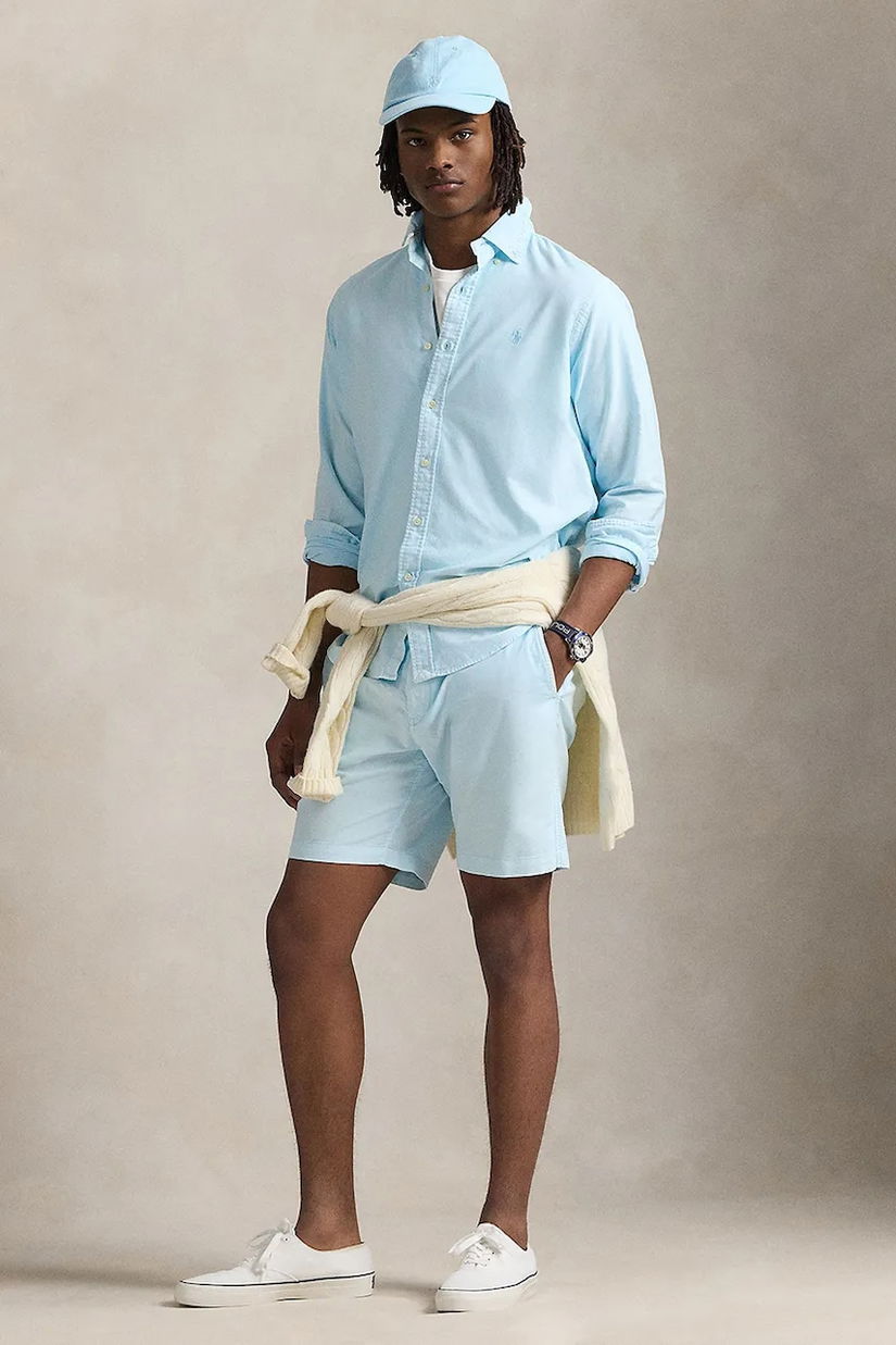 Polo Ralph Lauren pantaloni scurți din bumbac Flat Front