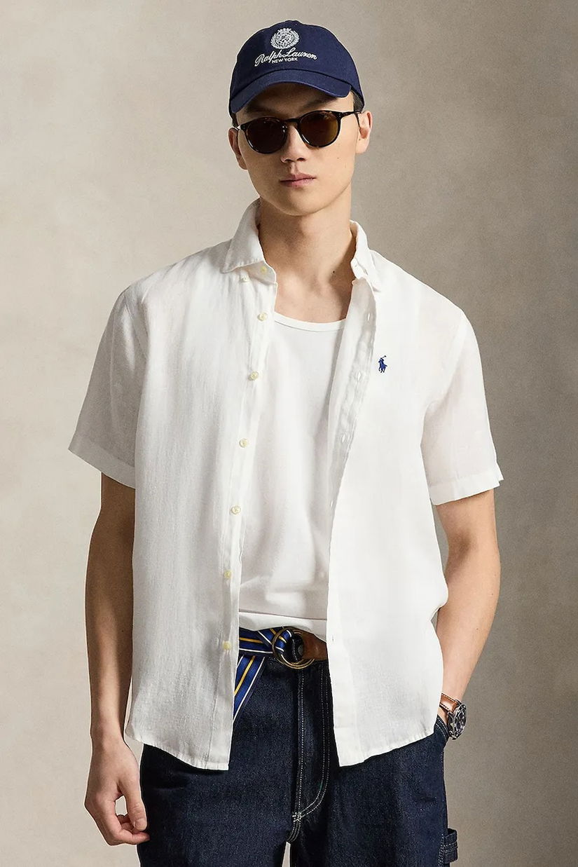 Polo Ralph Lauren cămașă de in Sport Shirt