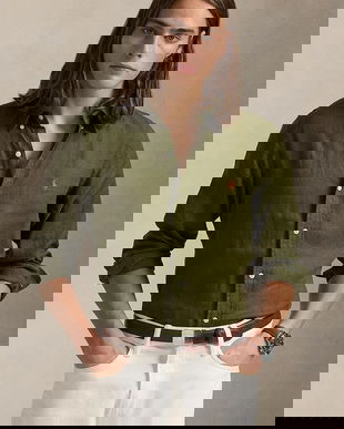 Polo Ralph Lauren cămașă de in Long Sleeve Sport Shirt