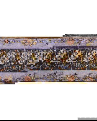 Decoratiune din metal Welcome