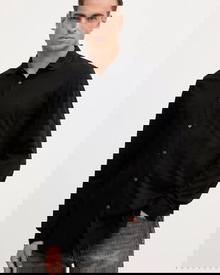 Armani Exchange cămașă din bumbac