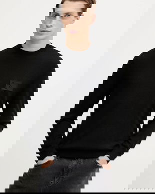 Armani Exchange pulover de lână