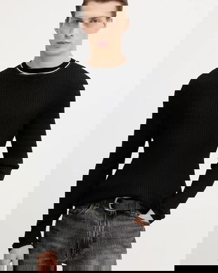 Armani Exchange pulover de lână