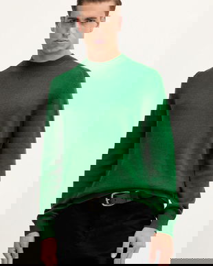 Armani Exchange pulover din amestec de lână