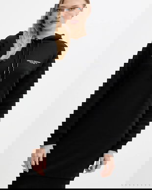 Armani Exchange rochie din bumbac