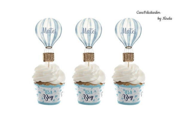 Toppere balon cu aer cald personalizate