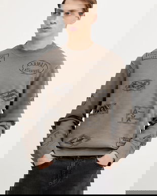 Armani Exchange hanorac de bumbac