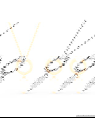 Swarovski colier si cercei MESMERA