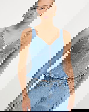 Guess top din denim ANIKA